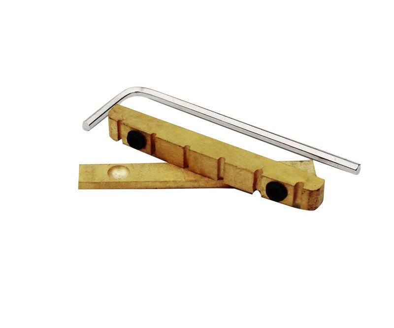 Guyker 43mm Adjustable Guitar Nut - Brass Bell Nut (43 x 5mm) Split Regulation Replacement Parts Compatible with Les Paul LP Style Guitar - Image 4